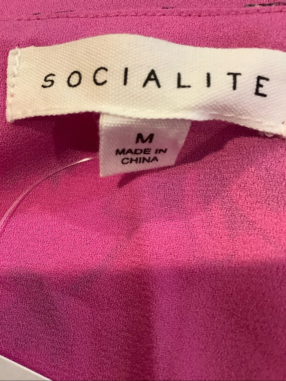 NWT SOCIALITE Pink Bright Floral Cottagecore Boho Euro Vacation Resortwear Tank - Picture 6 of 8